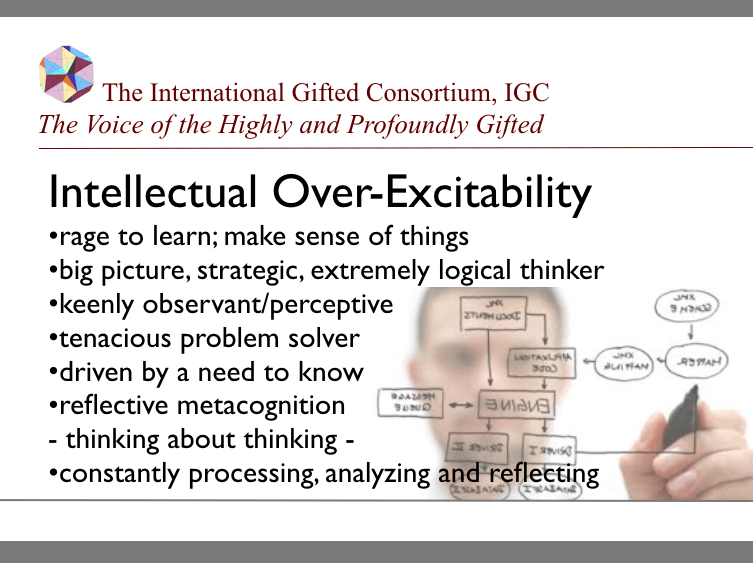 Hallmark Traits of Profound Giftedness Overexcitabilities The