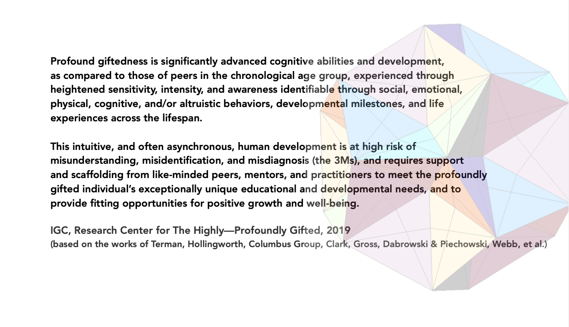 What is Profound Giftedness? The International Gifted Consortium